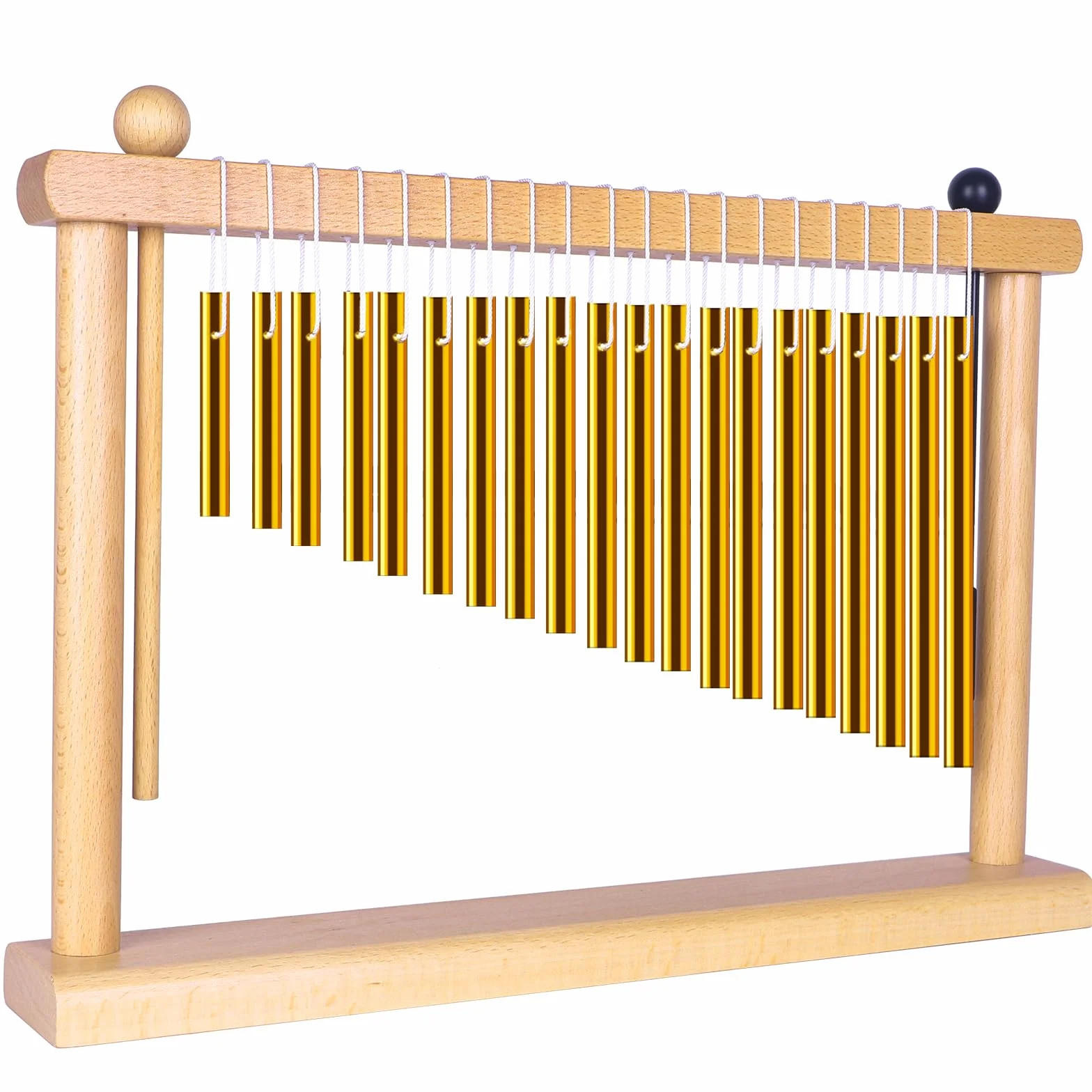 AKLOT Klangheilendes Klangspiel, Instrument, Meditation, 20 Töne, Tischklingel