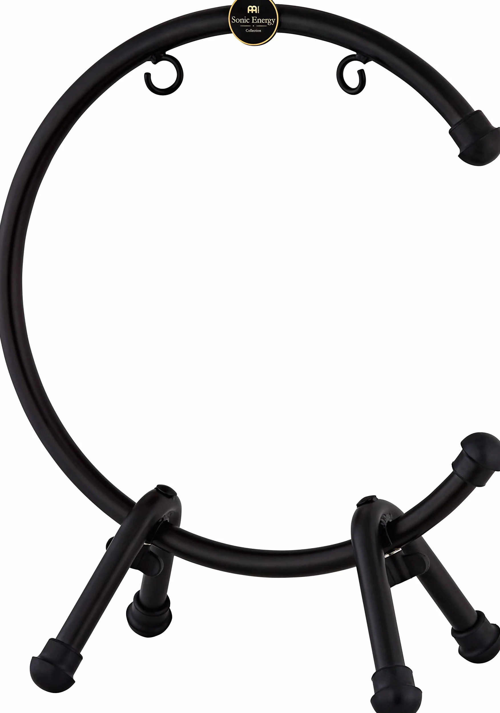 Sonic Energy Tisch Gong Ständer – Zubehör für Gongs und Tam Tams bis 38 cm – Pulverbeschichteter Stahl, schwarz (TMTGS-M)
