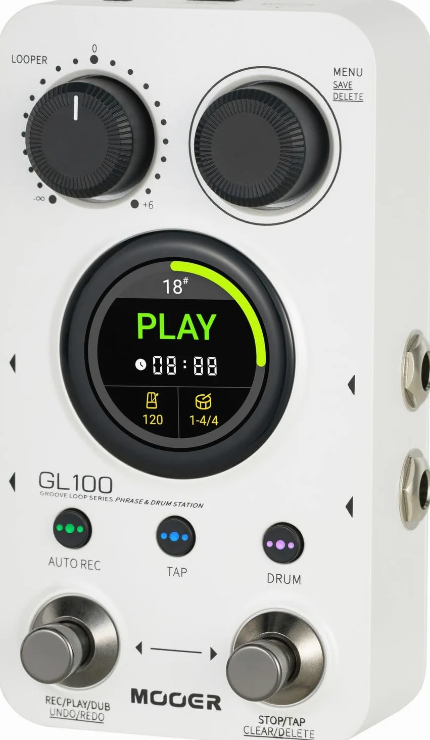 Mooer GL100 Groove Loop Series Phrase and Drum Station