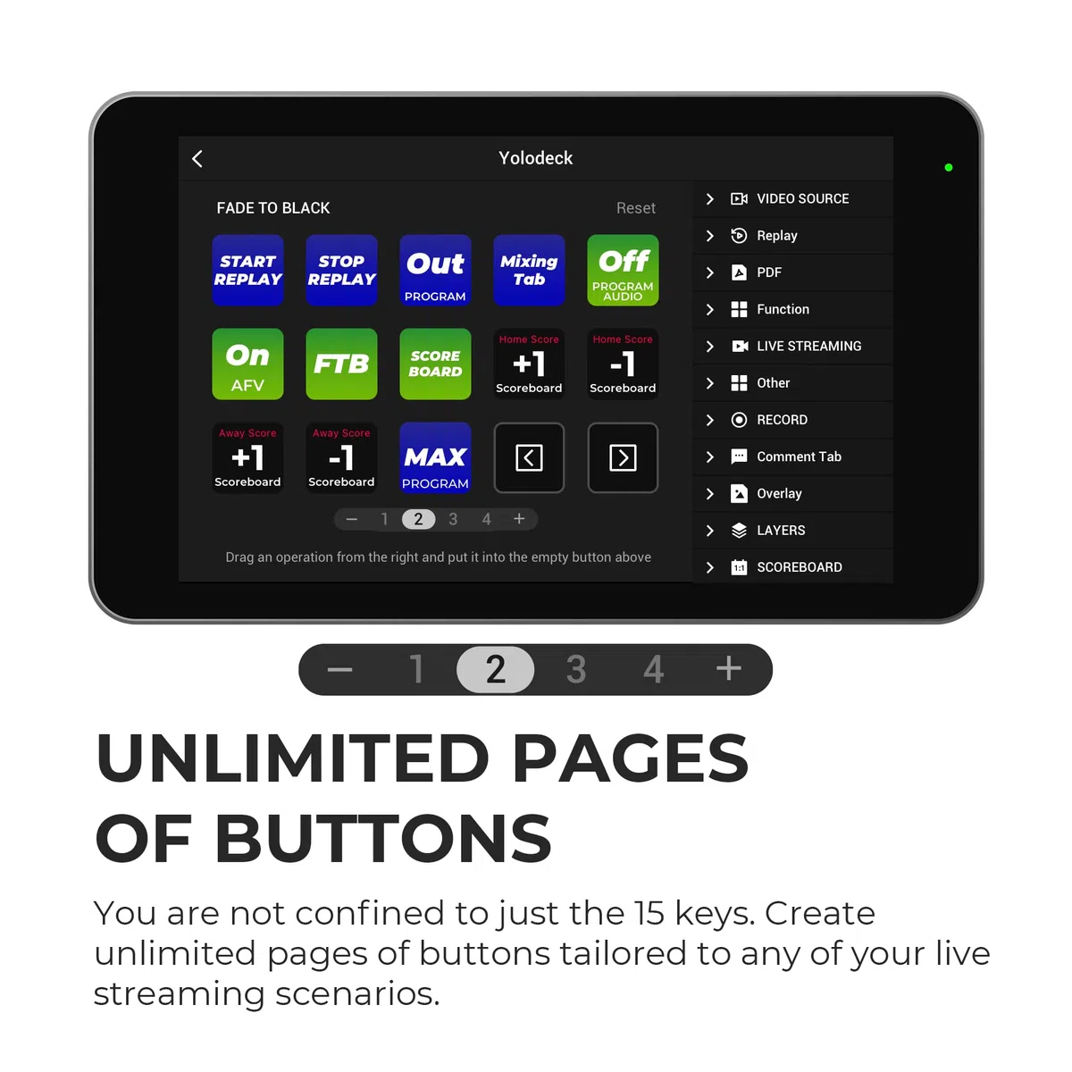 YOLOLIV YoloDeck Streaming Controller for YoloBox