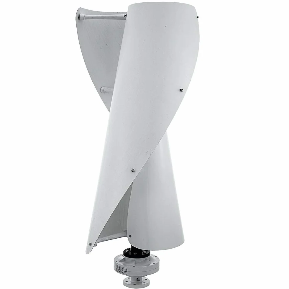 Vertikale Windgenerator mit Wind Controller, 12V 400W Windkraftanlagen Vertikal Wind Turbine mit 2 Flüge im Freien Windrad