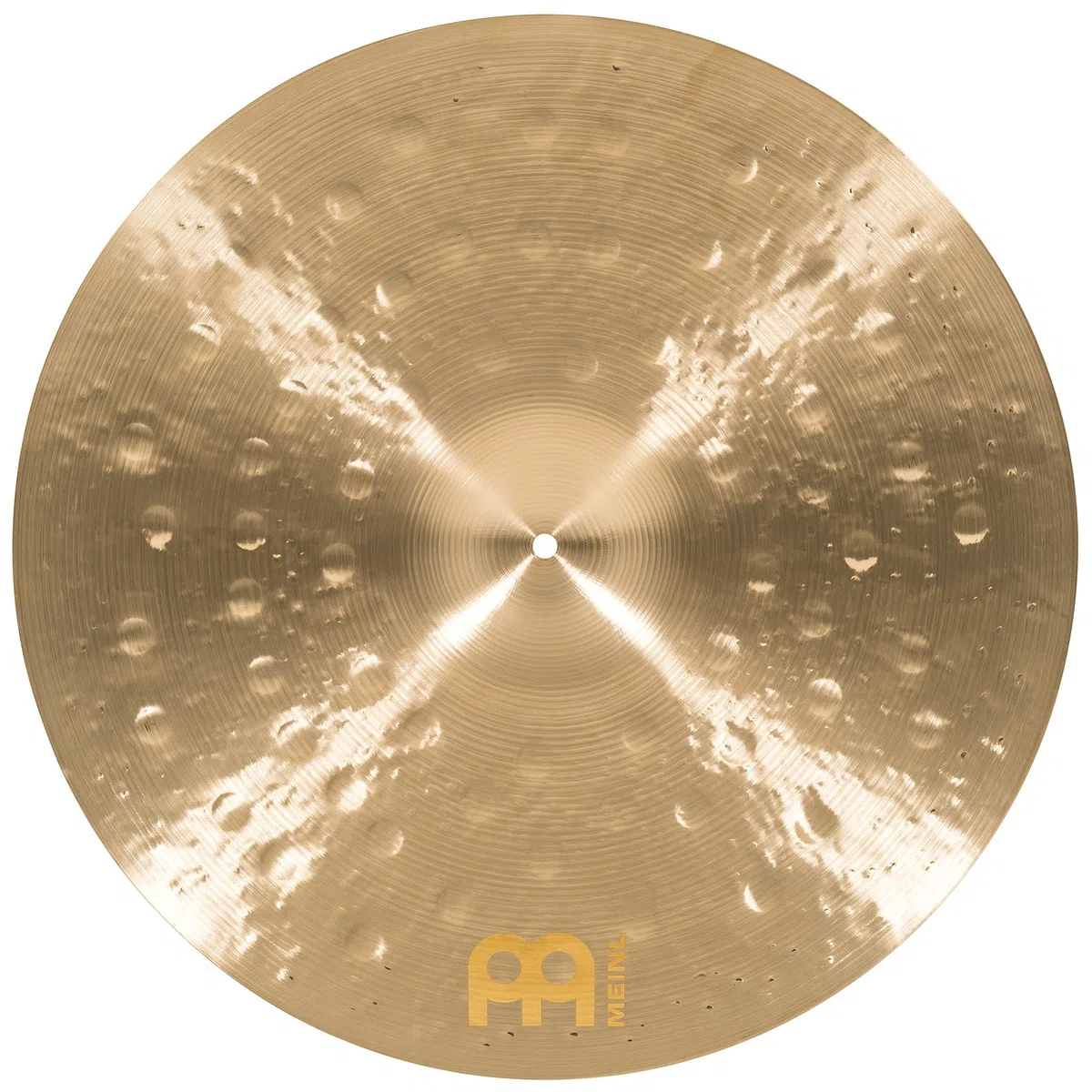 Meinl Cymbals Byzance Jazz Ride Medium Thin 22 Zoll (Video) Schlagzeug Becken (55,88cm) B20 Bronze, Traditionelles Finish (B22JMTR)