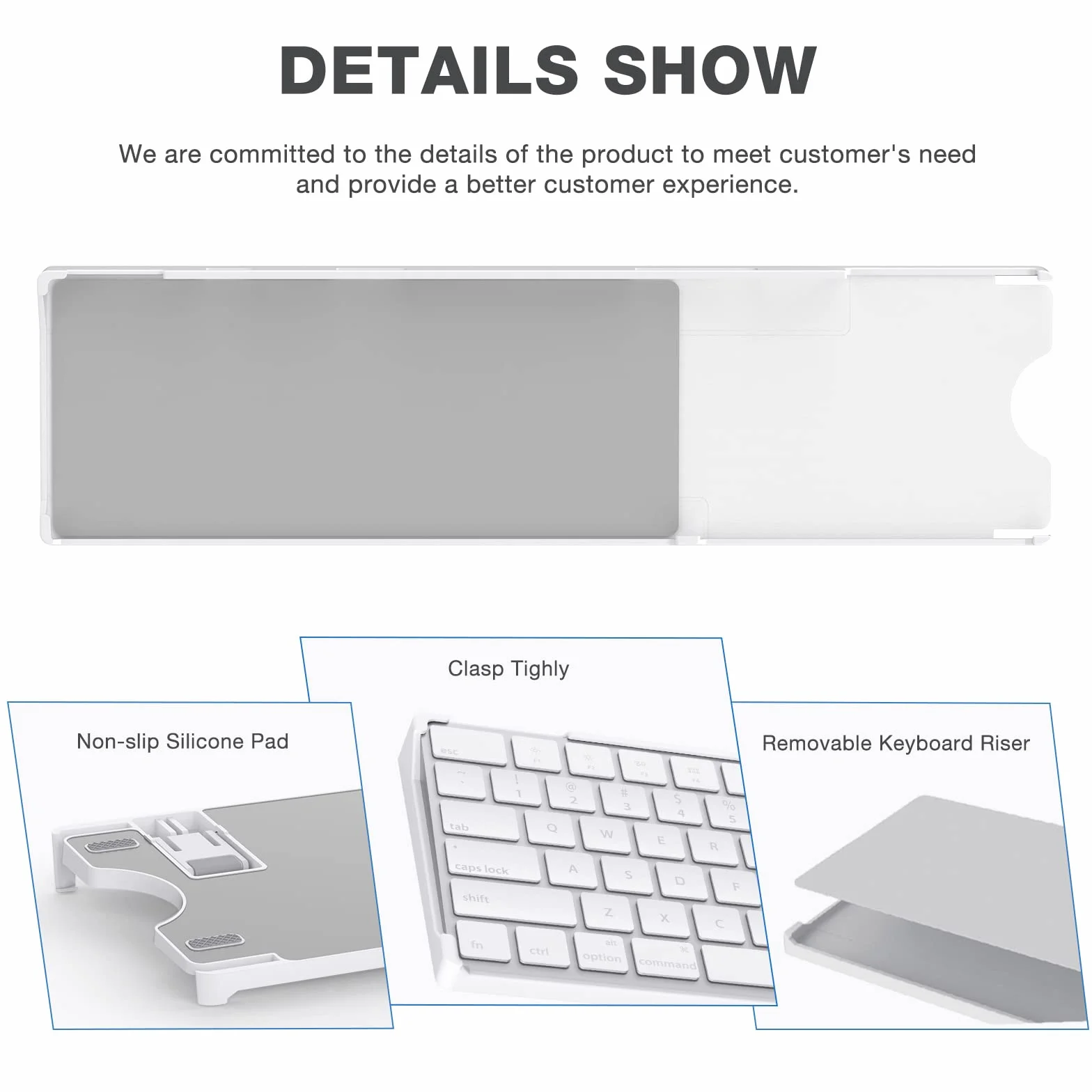 Ständer, kompatibel mit Apple Magic Wireless Keyboard und Apple Magic Trackpad (Keyboard und Trackpad sind Nicht im Lieferumfang enthalten)
