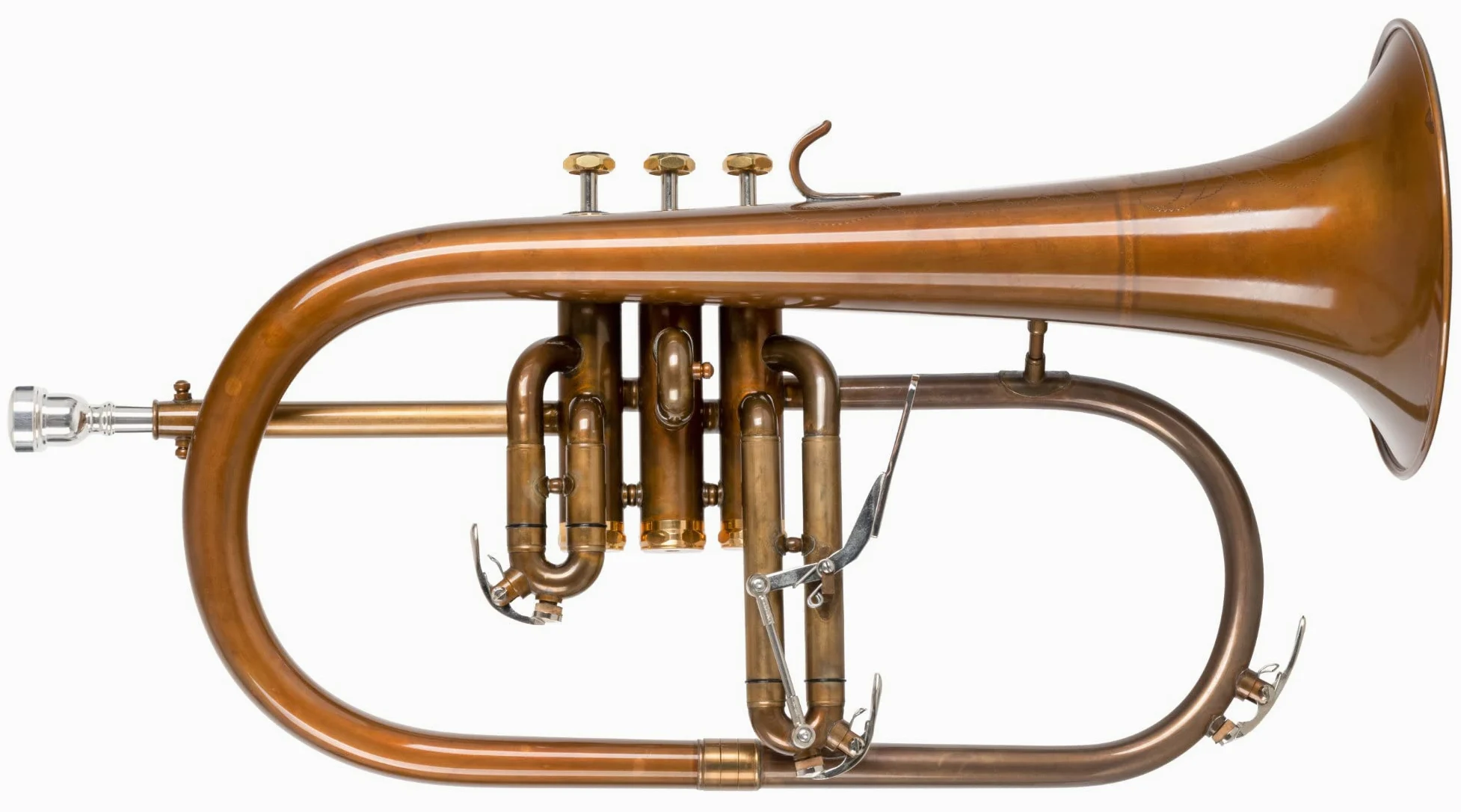 FH-60GV Flügelhorn - aus Phosphorbronze - Stimmung: Bb - Schallbecher-Ø: 152 mm - inkl. Leichtkoffer - säurebehandelt und klarlackiert