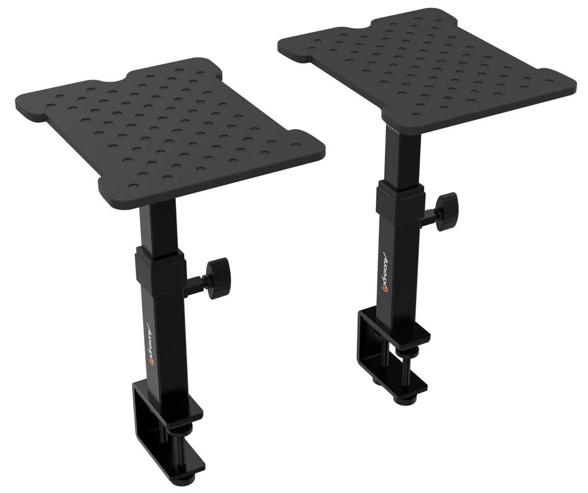 Audibax NEO STM-15 Soportes Monitores/Altavoces Estudio para Mesa Regulables (Pareja)