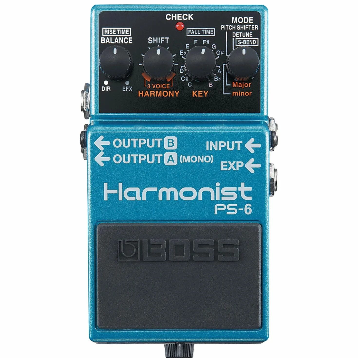 Boss PS-6 Harmonist Pitch-Shifter Effektgerät Pedal + keepdrum Netzteil