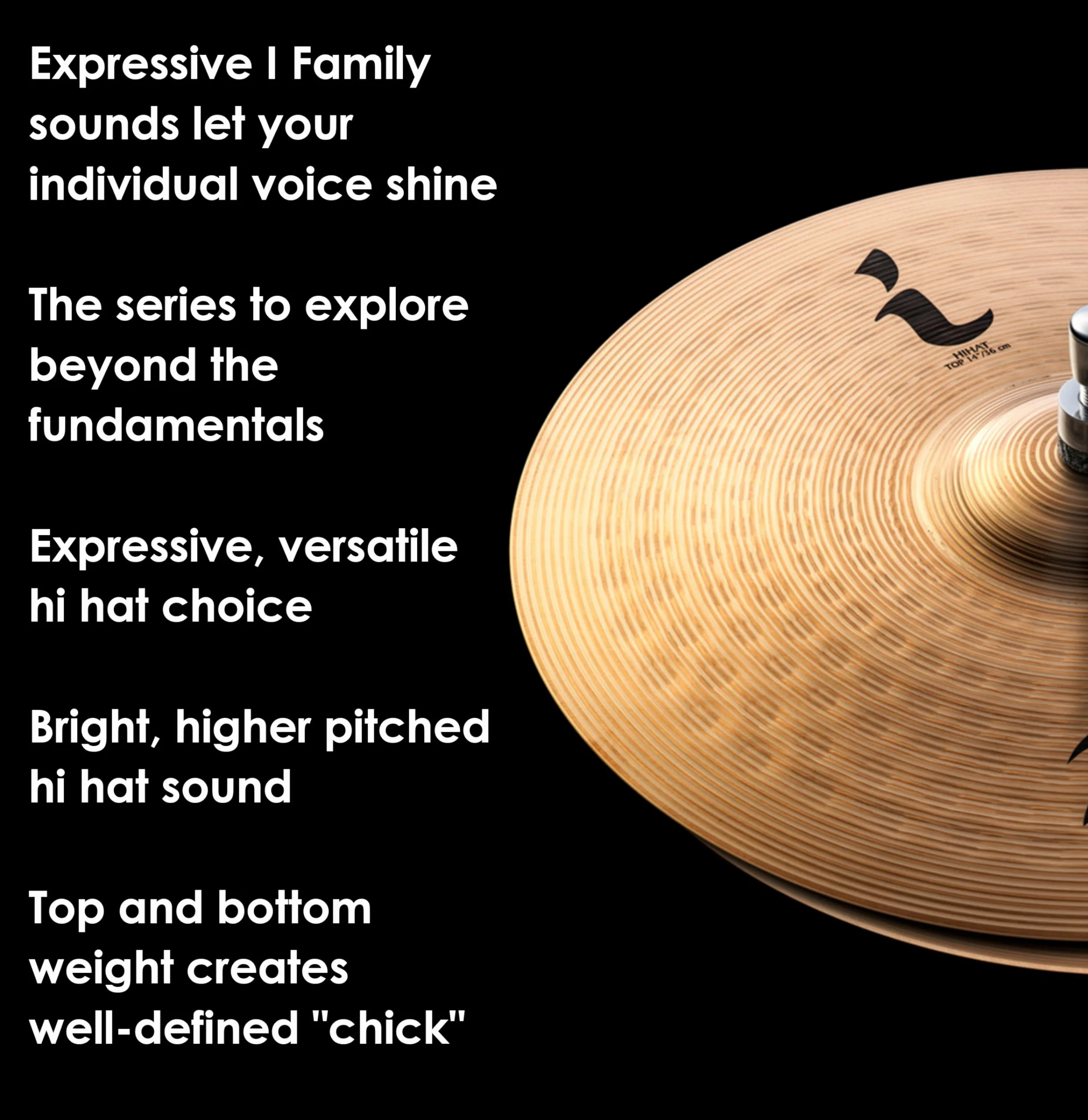 Zildjian ILH14HP I Family Series - Hi Hat Pair - 14"