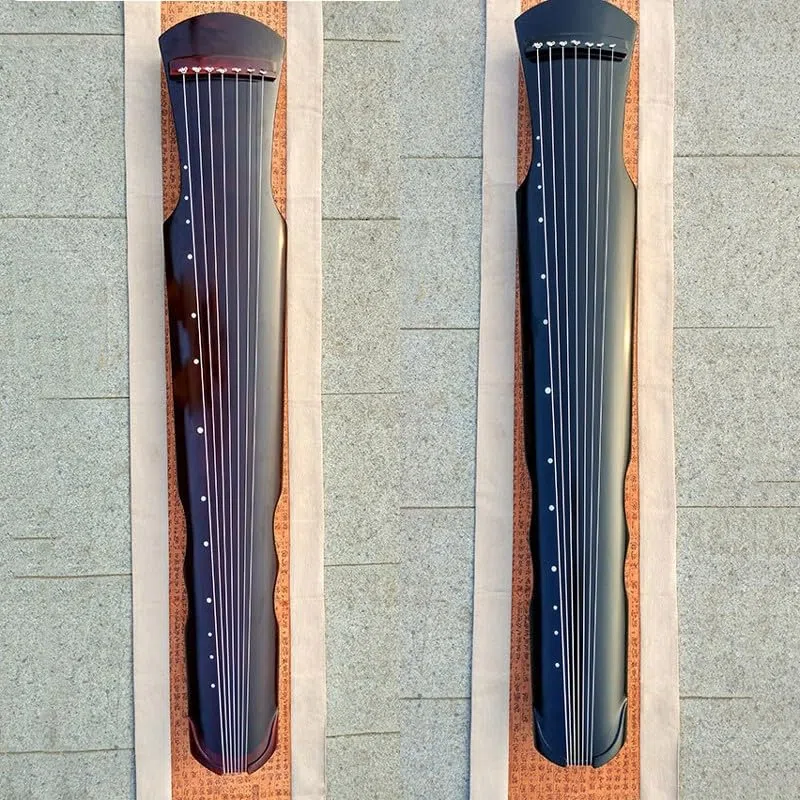 JITEM Traditionelles chinesisches 7-Saiter-Instrument, alte Paulownia-Guqin, Saiteninstrument für Anfänger(Color:A)