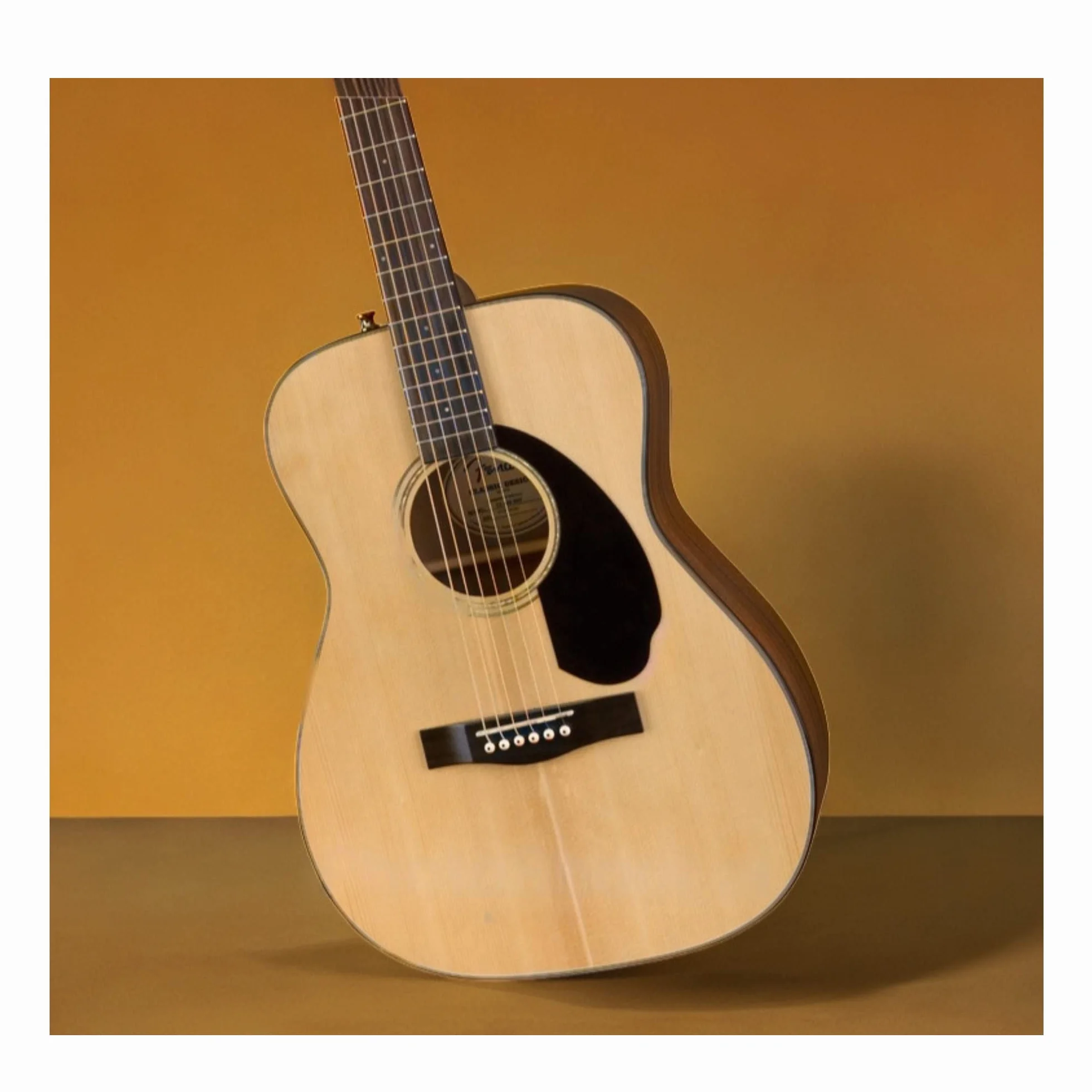 Fender CC-60S Concert Akustikgitarre, Walnussgriffbrett, Natur, Inklusive kostenloser virtueller Kurse auf Fender Play