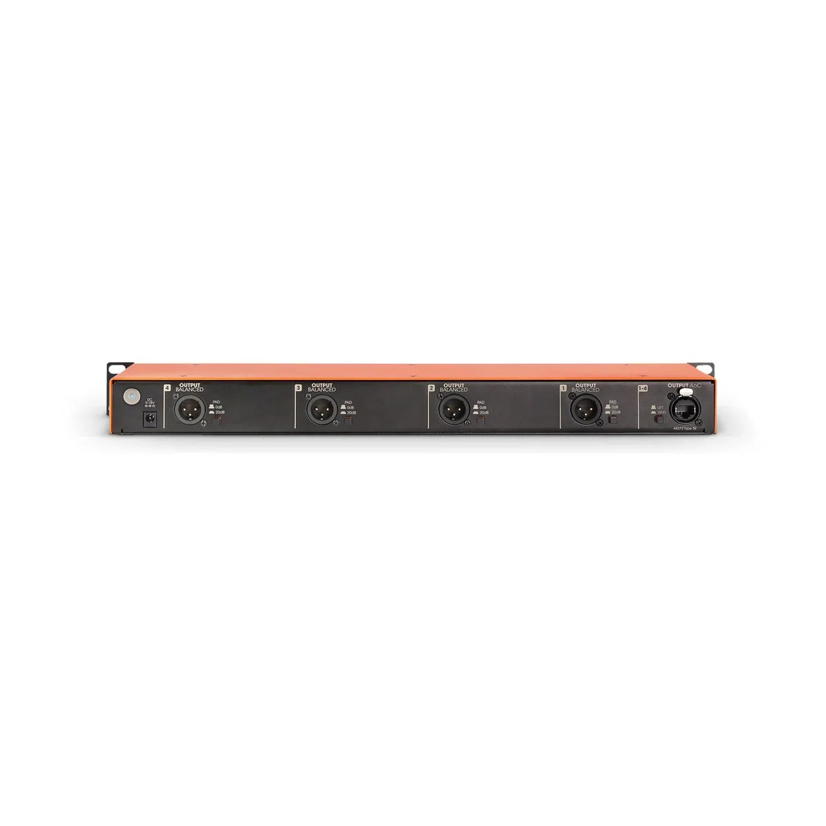 Palmer BRIDGE 4A+ 4-kanalige, aktive DI-Box/Line-Isolation-Box im 19"-Rackformat
