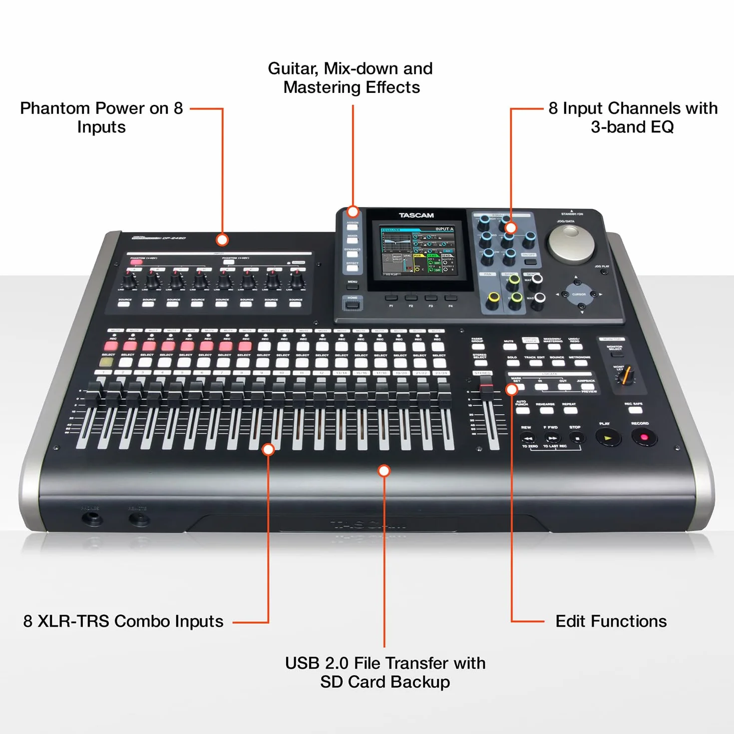 Tascam DP-24SD – 24-Spur-Digital-Portastudio