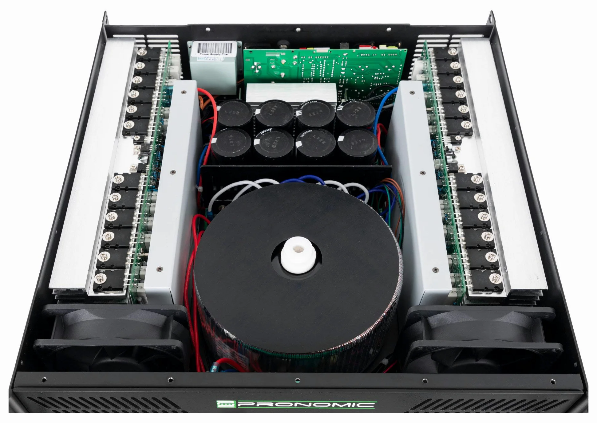 Pronomic XA-1400 Endstufe - Stereo-Leistungsverstärker mit 2x 3000 Watt an 2 Ohm - Lüfter automatisch gesteuert - 2 x XLR Eingang 2 x XLR parallel Ausgang und Schutzschaltungen - Schaltungstype H