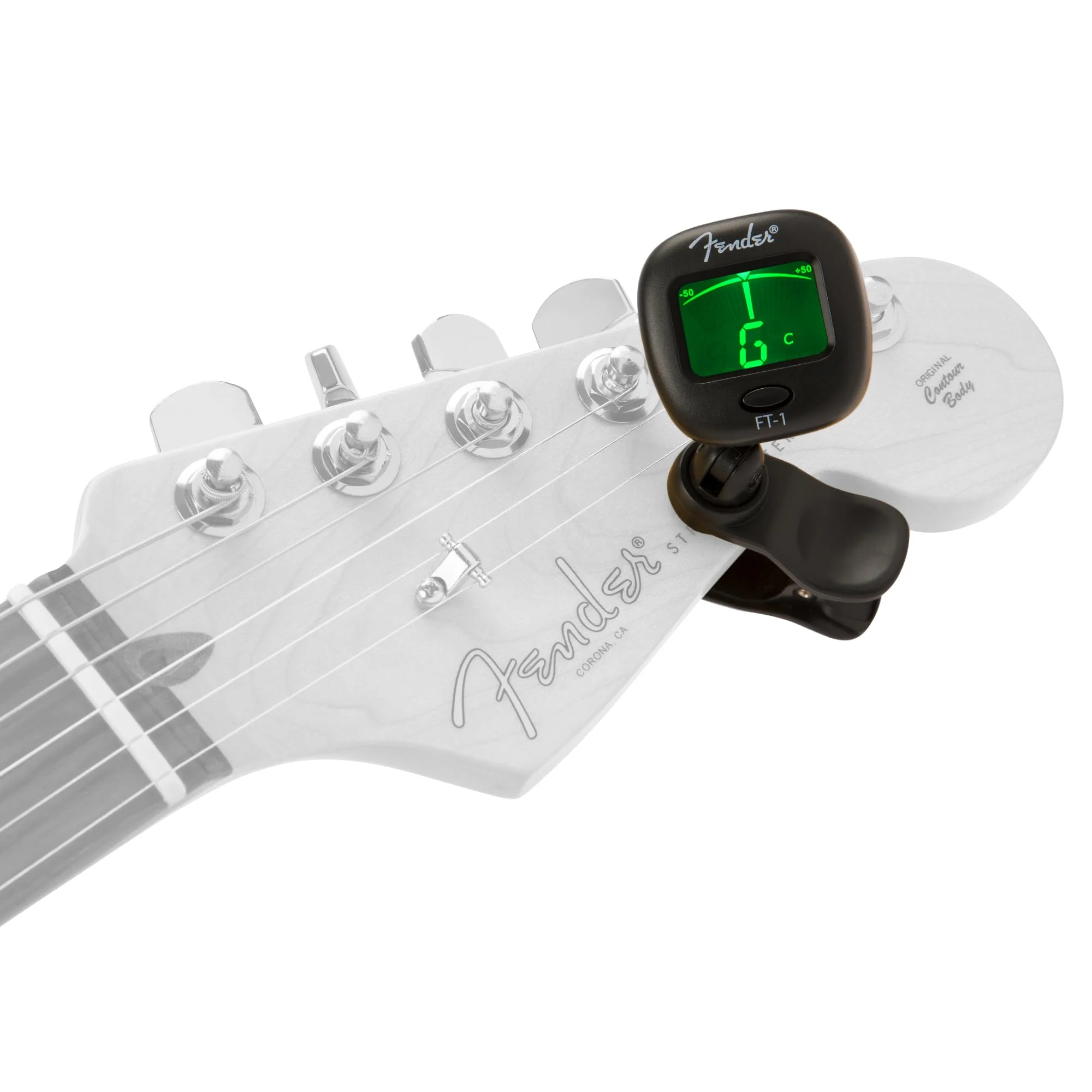 Fender Frontman 10G Combo Gitarrenverstärker – Idealer Übungsverstärker für E-Gitarre & FT-1 Pro Clip-On Tuner – Für akustische und E-Gitarre, Bass und Ukulele – Schwarz