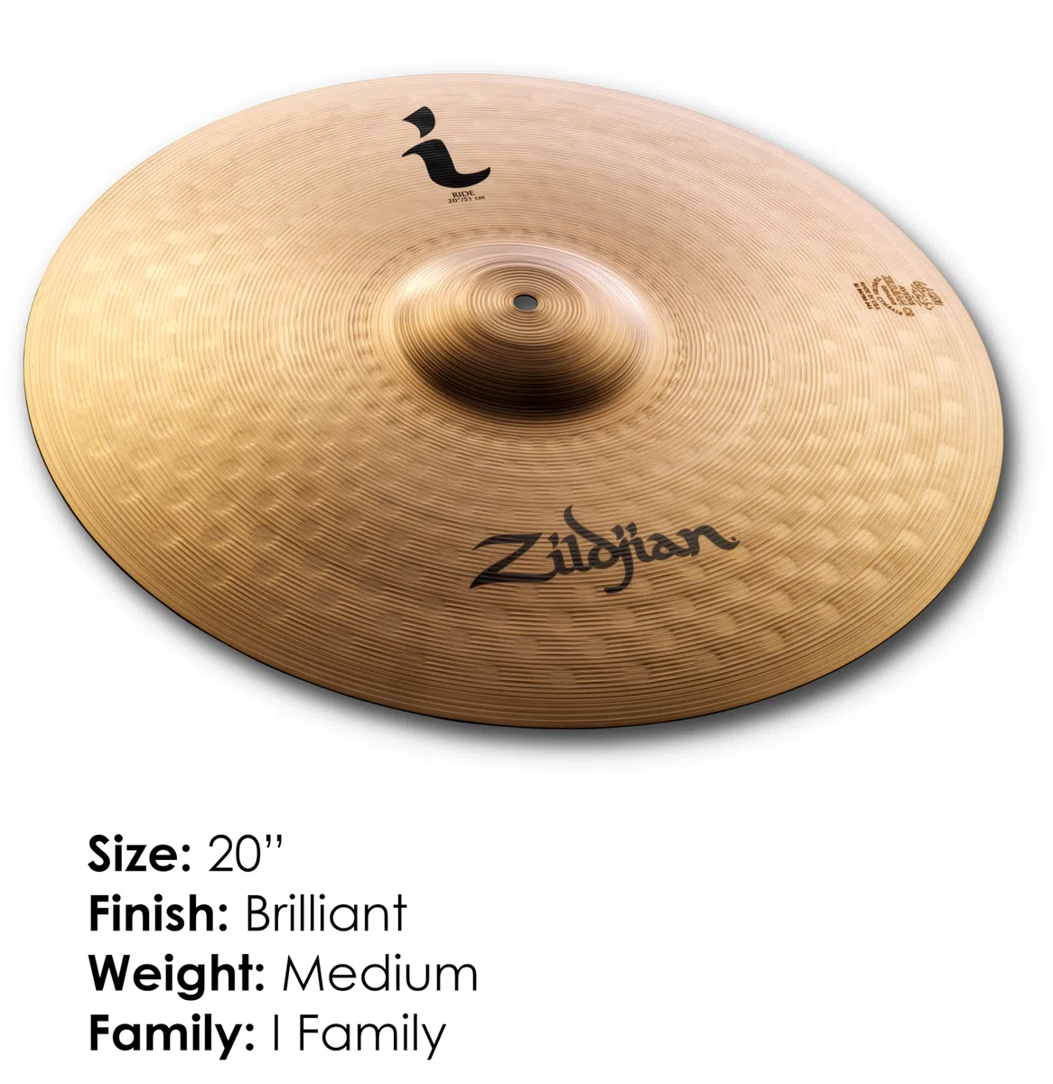 Zildjian I Family Crash Ride 20"