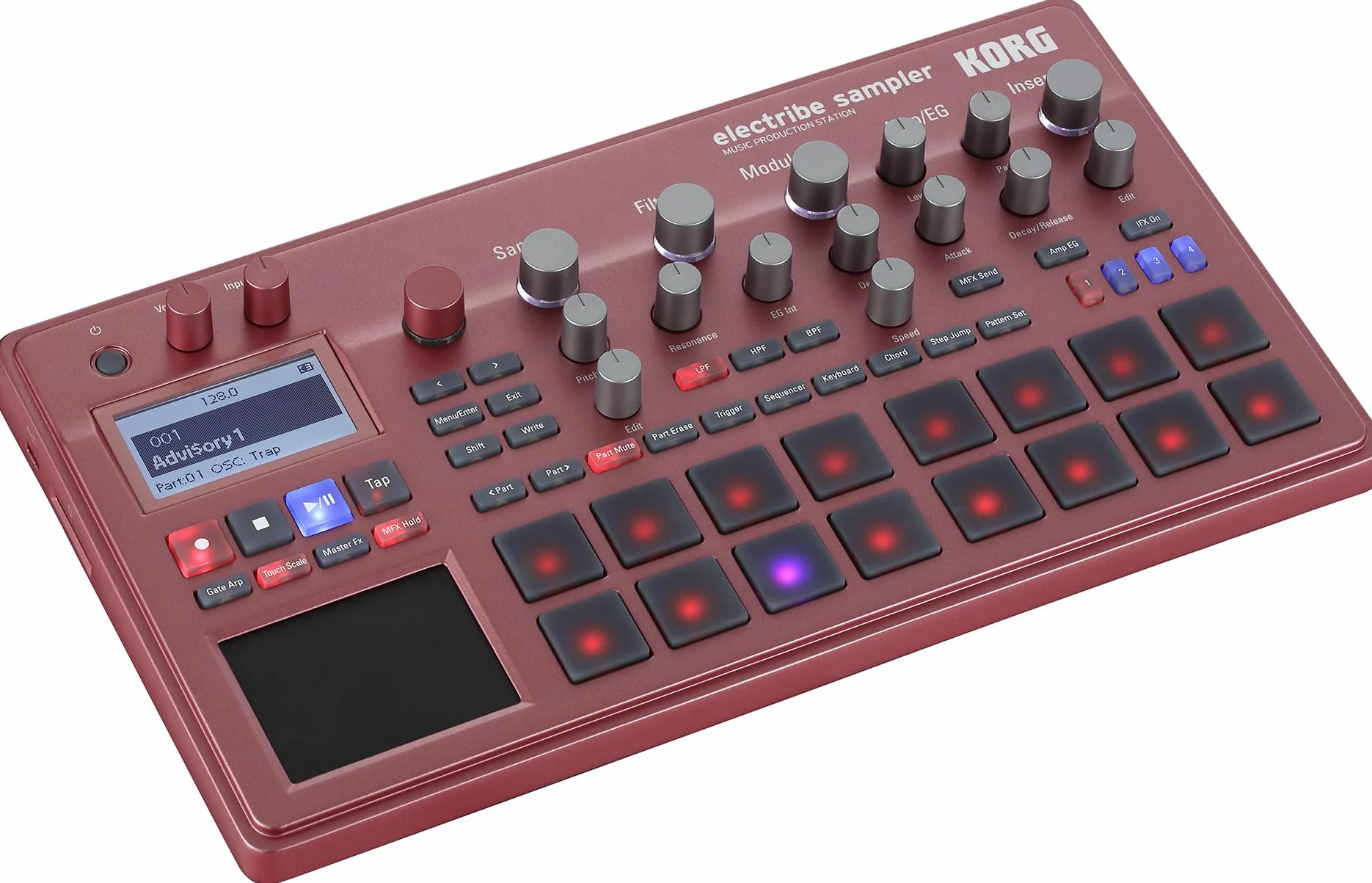 Korg ESX2 Electribe Sampler Produktionsstation Rot