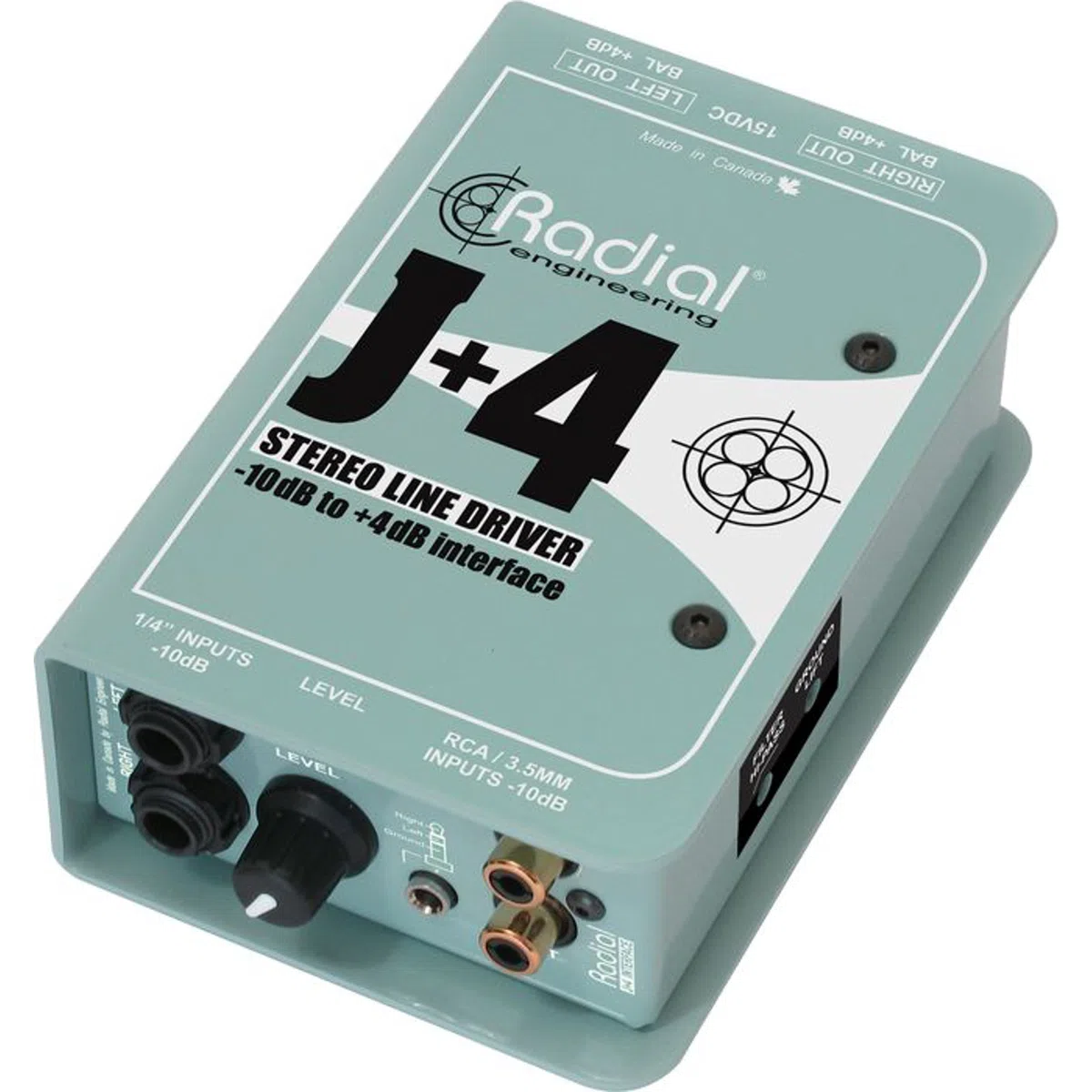 Radial J+4 Active Stereo DI
