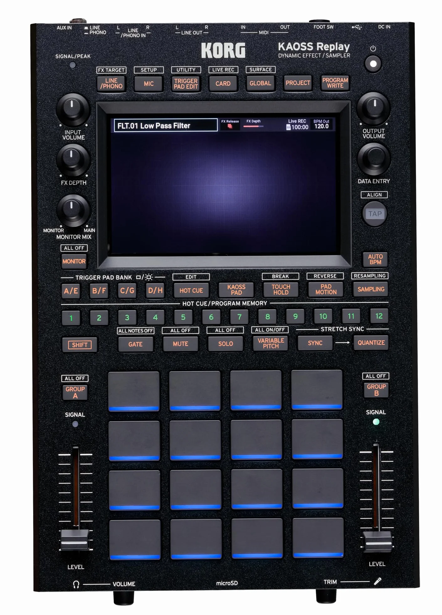 Korg KAOSS Replay - Dynamischer Effekt/Sampler
