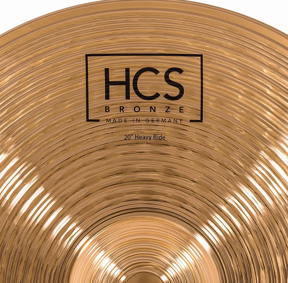 Meinl Cymbals HCS Bronze Ride Heavy 20 Zoll (Video) Schlagzeug Becken (50,80cm) B8 Bronze, Traditionelles Finish (HCSB20HR)