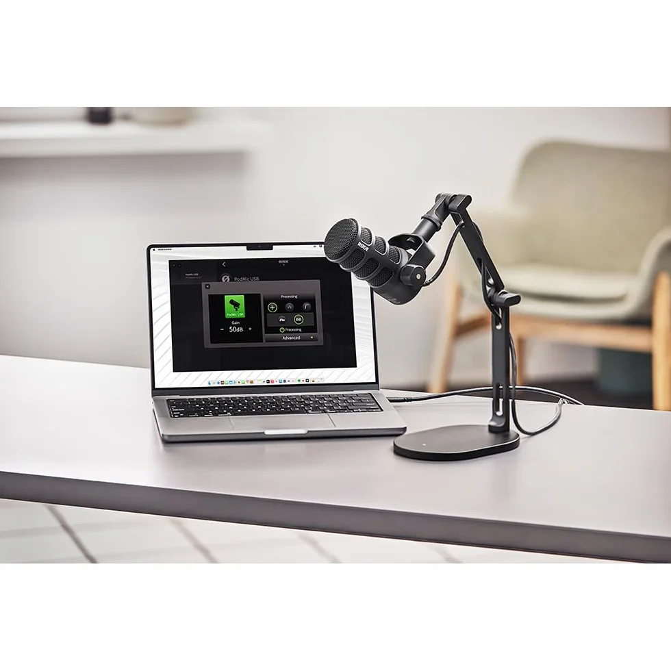 RØDE PodMic Dynamisches XLR/USB Mikrofon für Podcasts, Streaming, Gaming