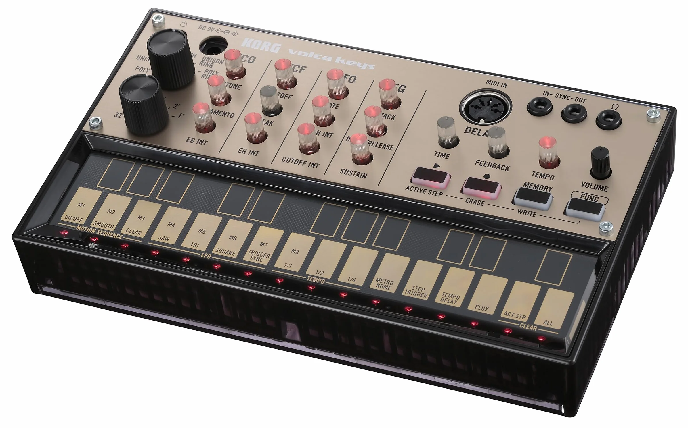 Korg VOLCA-KEYS Analog-Synthesizer Schwarz