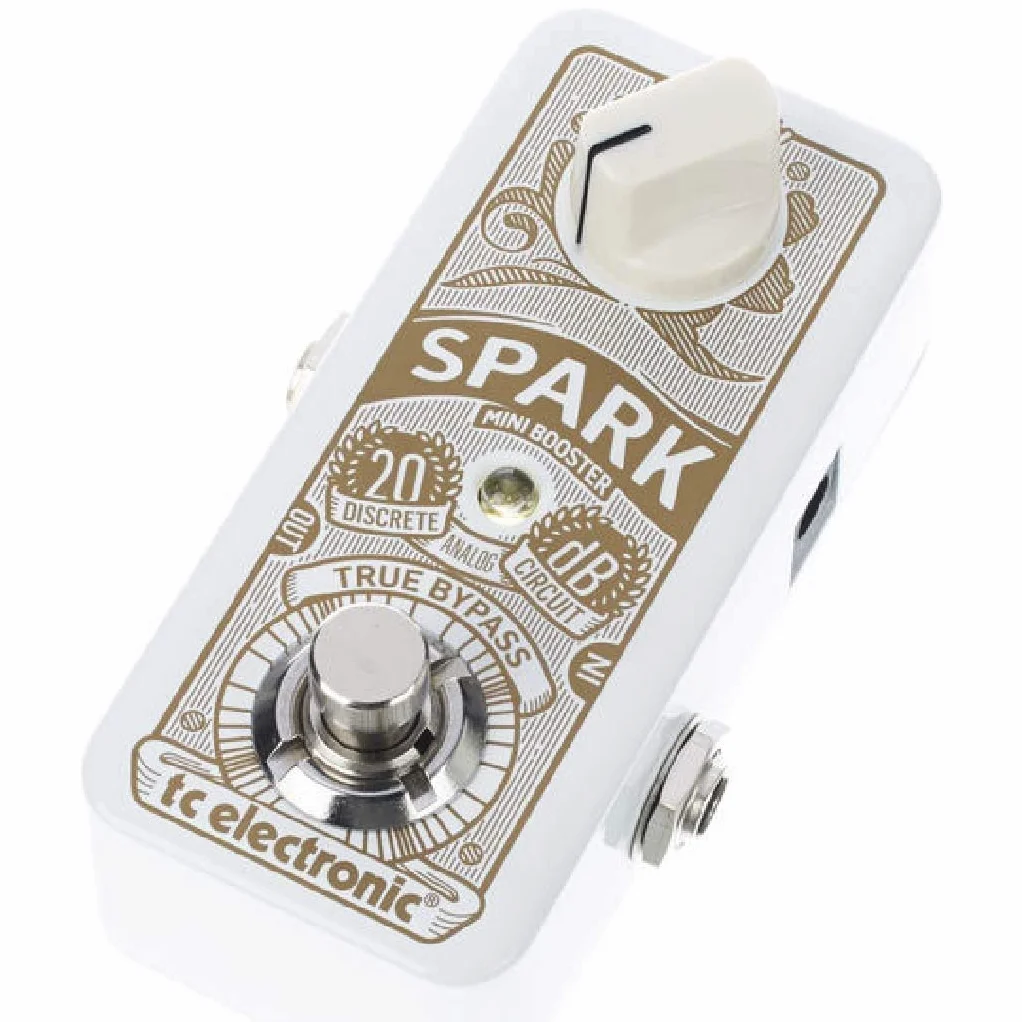 TC Electronic SPARK MINI BOOSTER Ultrakompaktes Booster-Pedal mit PrimeTime-Schaltung und vollständig analogem Design