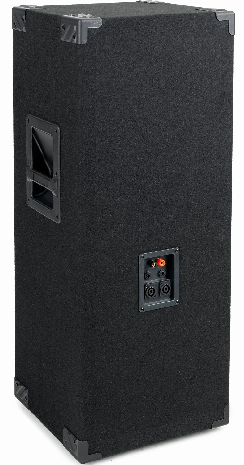 McGrey DJ-2222 2-Etagen DJ PA Lautsprecher Box 2X 30cm (12“) Subwoofer 1000W (Passiv, 2-Wege System, Holzgehäuse)