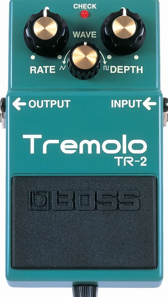 BOSS TR-2 Tremolo Pedal, Vintage-Tremoloeffekte in einem unkomplizierten Kompaktpedal