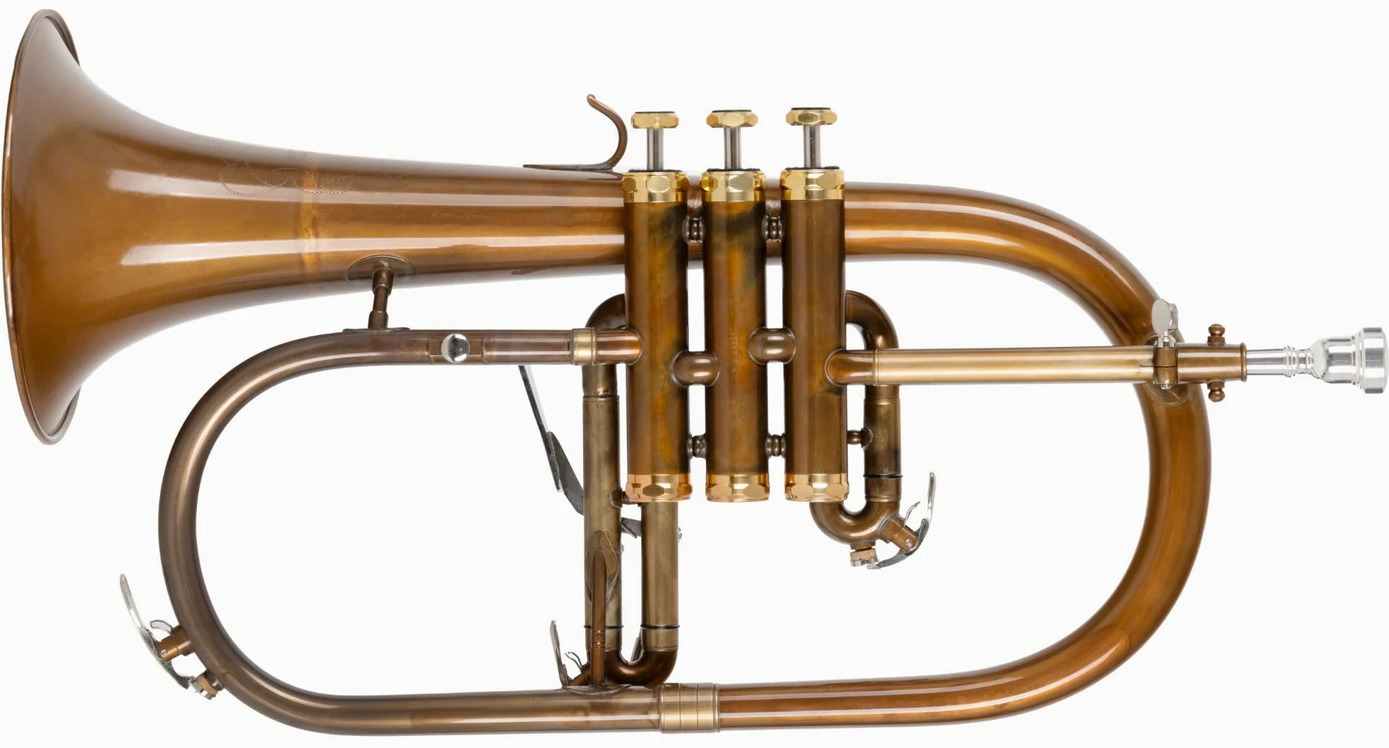 FH-60GV Flügelhorn - aus Phosphorbronze - Stimmung: Bb - Schallbecher-Ø: 152 mm - inkl. Leichtkoffer - säurebehandelt und klarlackiert