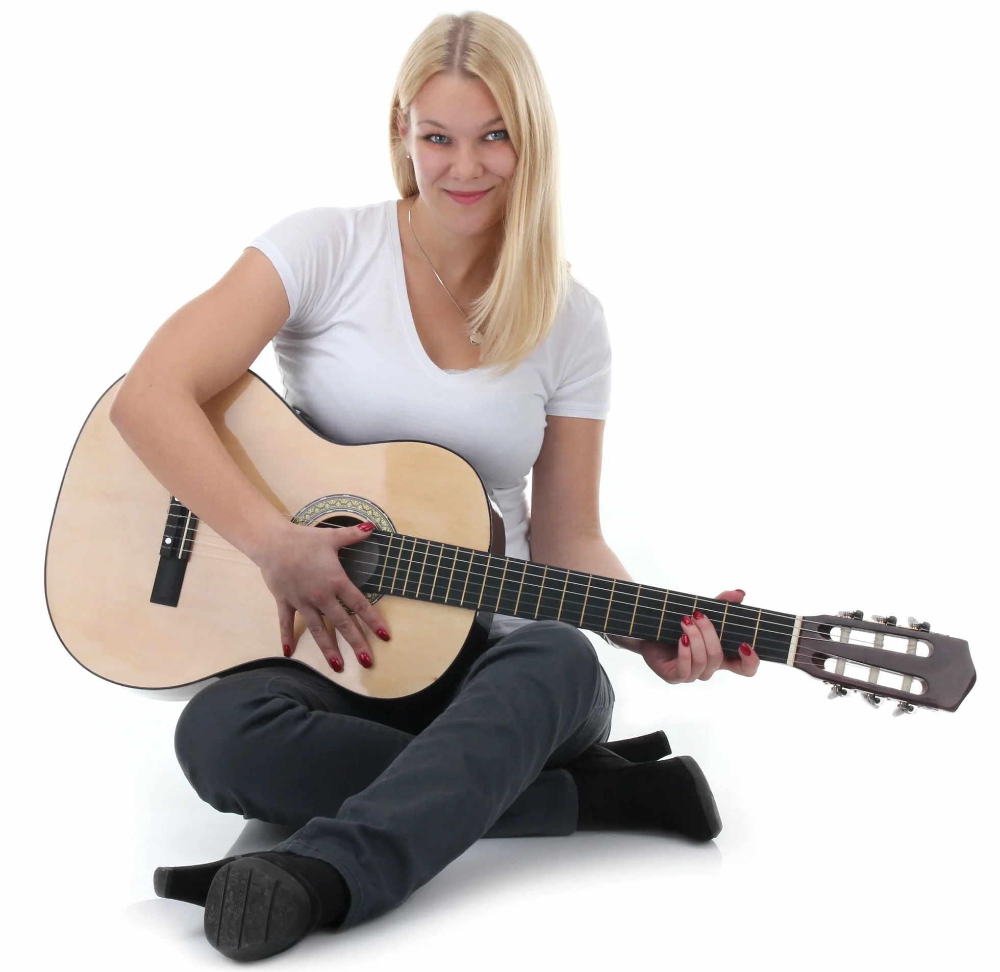 Classic Cantabile AS-851 3/4 Konzertgitarre Starter Set (Komplettes Anfänger Set mit Klassik Gitarre, Gigbag Tasche, Nylonsaiten, Lehrbuch/Schule, 3x Plektren und Stimmpfeife)