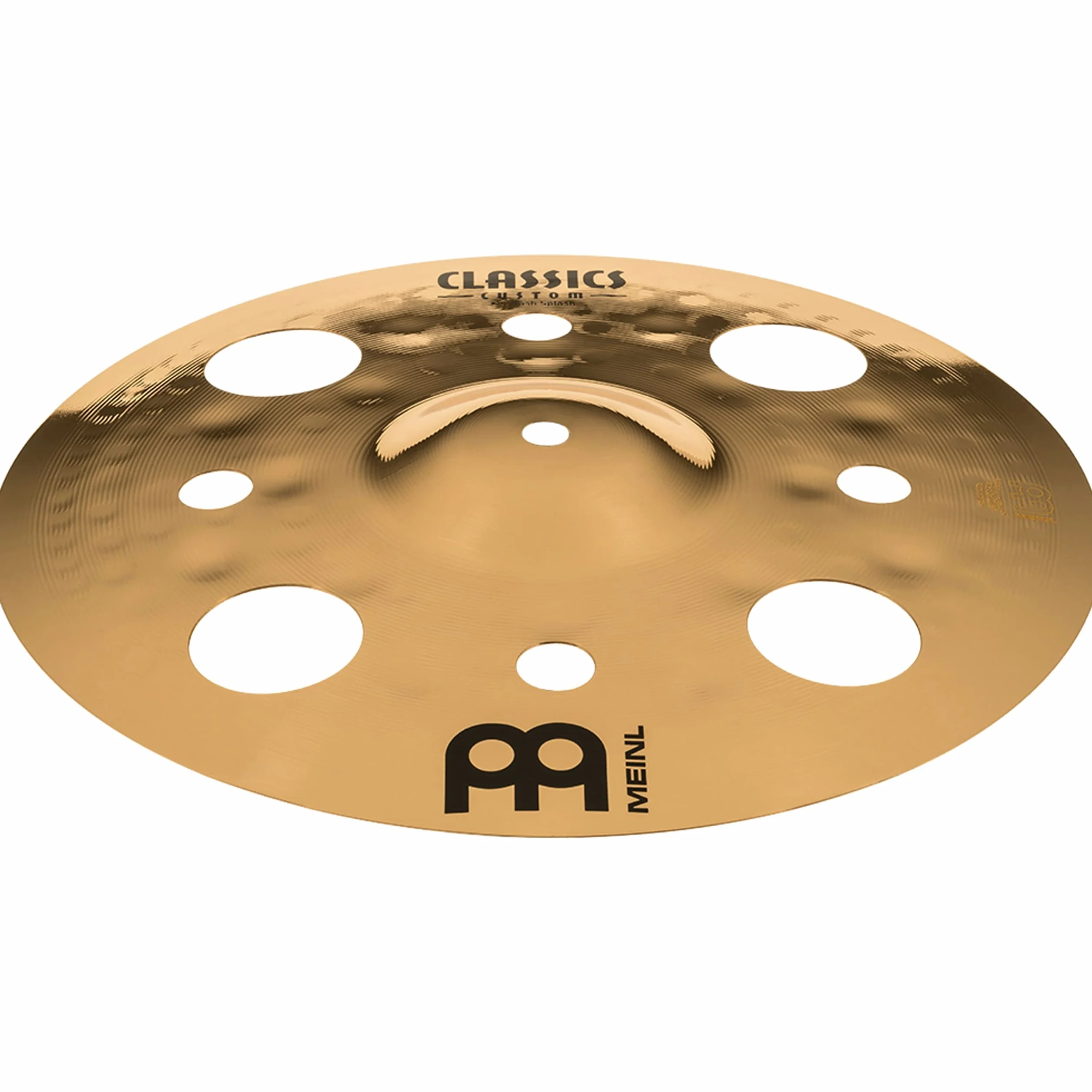 Meinl Classics Custom Brilliant 12" Trash Splash | Becken für Schlagzeug, brillantes Finish, B12 Bronze