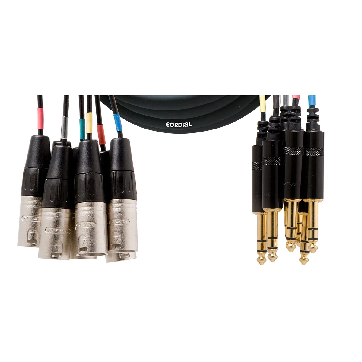 CORDIAL Kabel Mehrpaarig 8 XLR male/8 jack stereo 5 m Kabel AUDIO Mehrpaarig