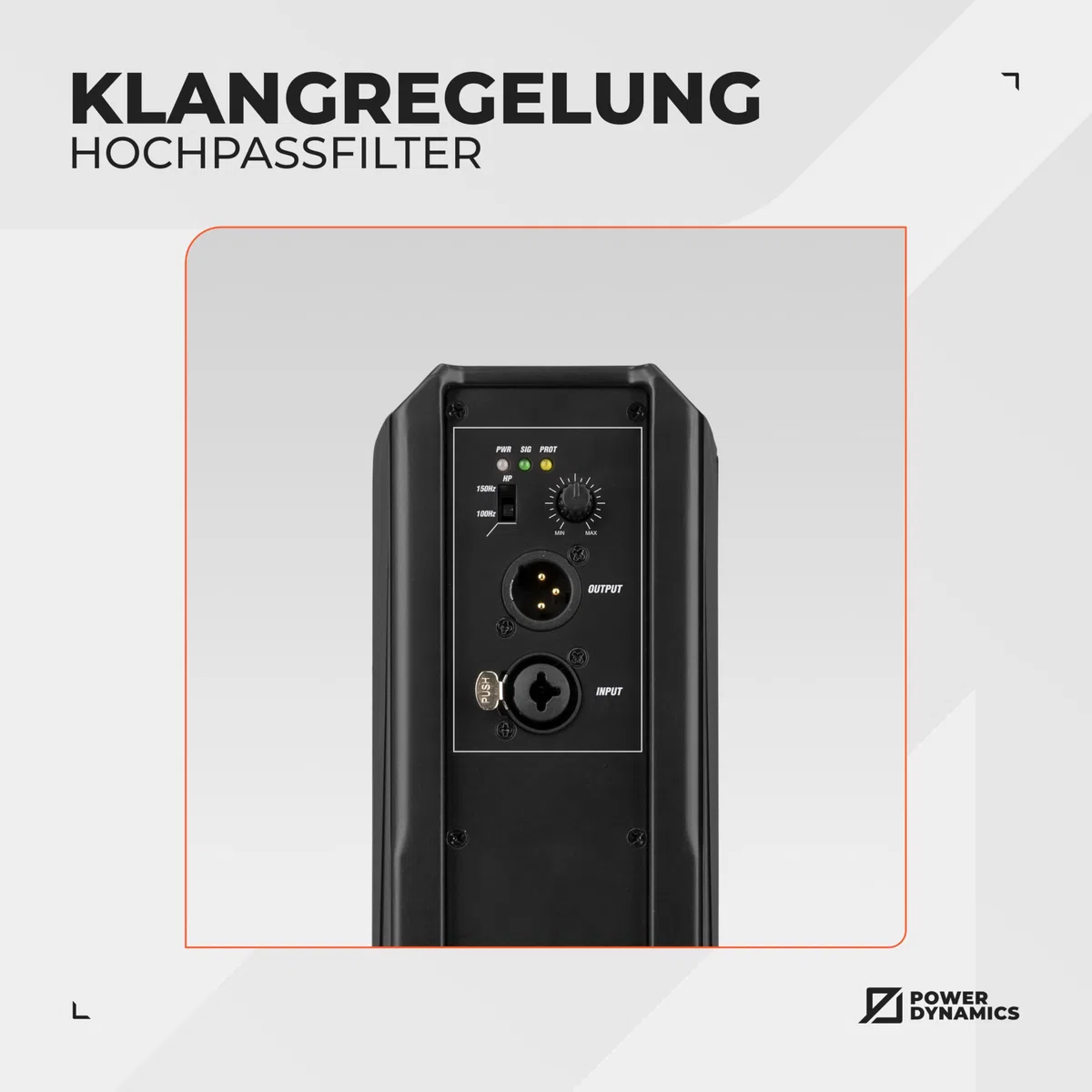 Power Dynamics PDCS403A PA Anlage – 260W Aktiv Lautsprecher – 4X 3 Tieftöner & 1" Neodym-Hochtöner – PA System mit Verstärker, DJ Lautsprecher, PA Lautsprecher Aktiv, Musikbox Groß – Schwarz