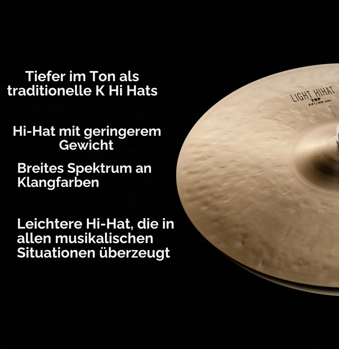Zildjian K Zildjian Series - 14 Zoll Light Hi-Hat Cymbals - Pair
