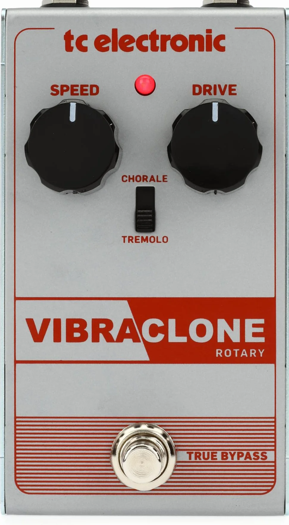TC Electronic VIBRACLONE ROTARY Rotierender Lautsprecher-Emulator mit einfacher 2-Knopf-Schnittstelle und Kippschalter für klassische Rock-Klänge