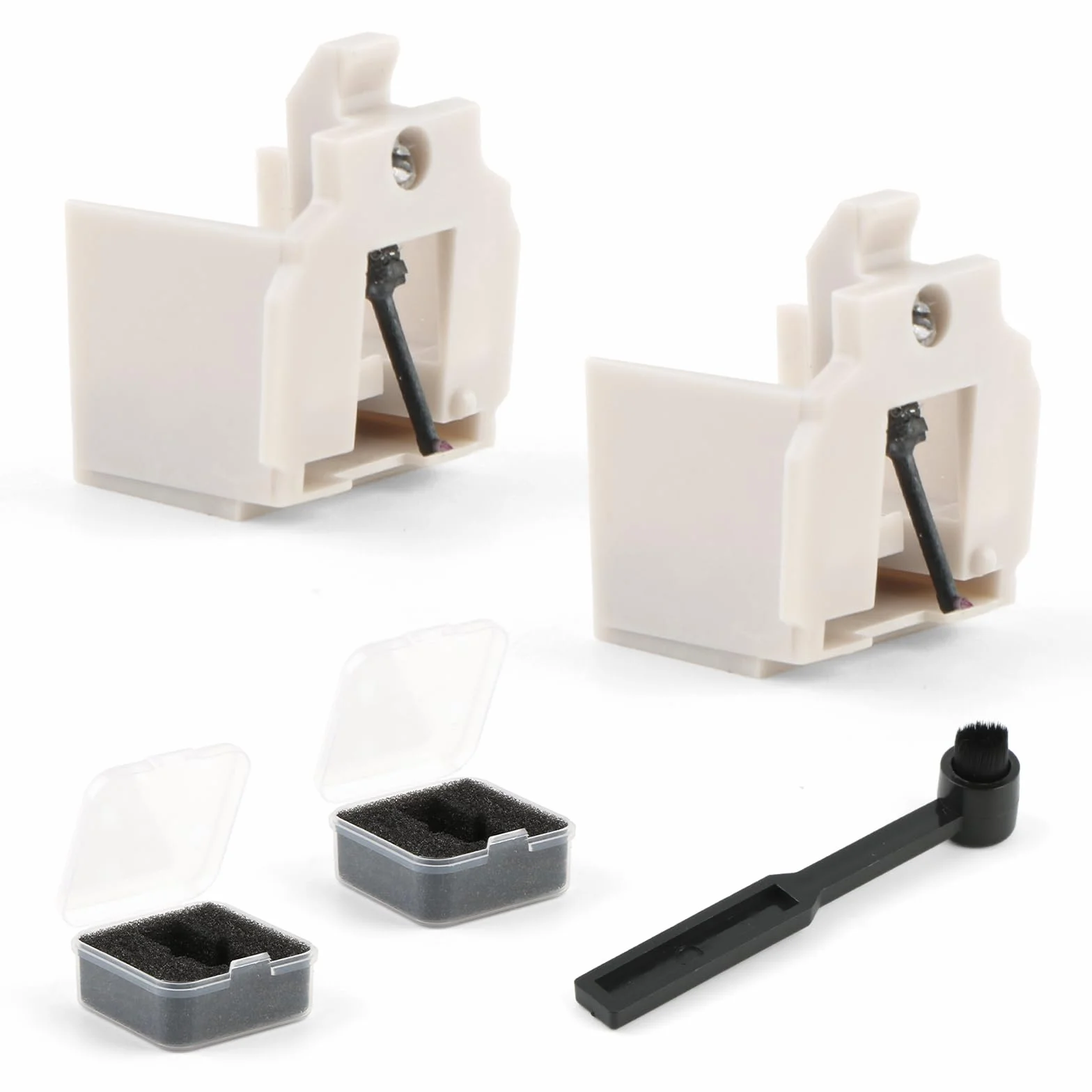 2 Stück Ersatznadel für Audio -Technica ATN3600LC Nadel Erast für Audio -Technica Plattenspieler Ersatznadel mit Reinigungsbürste
