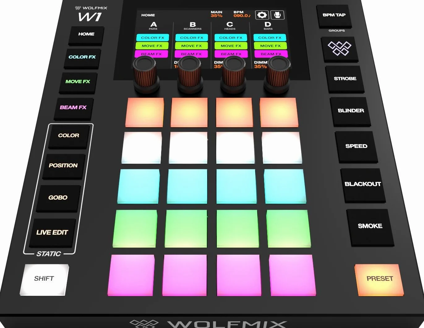 Wolfmix W1 MK2 DMX Controller Standalone