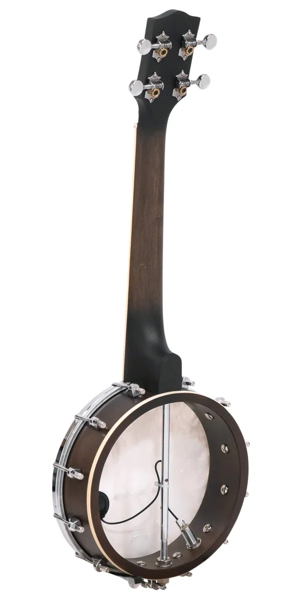 BU-1 Banjo-Uklulele mit Tasche, goldfarben