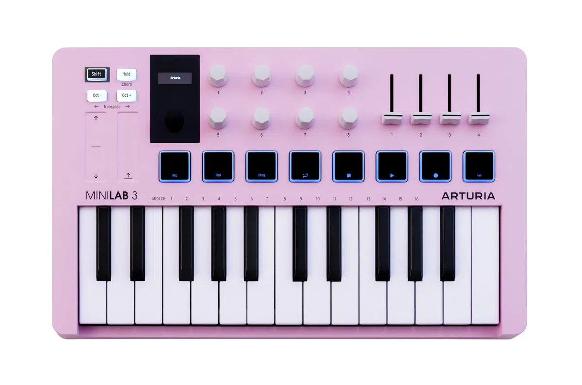 Arturia MiniLab 3 Rose Quartz - Midi Keyboard