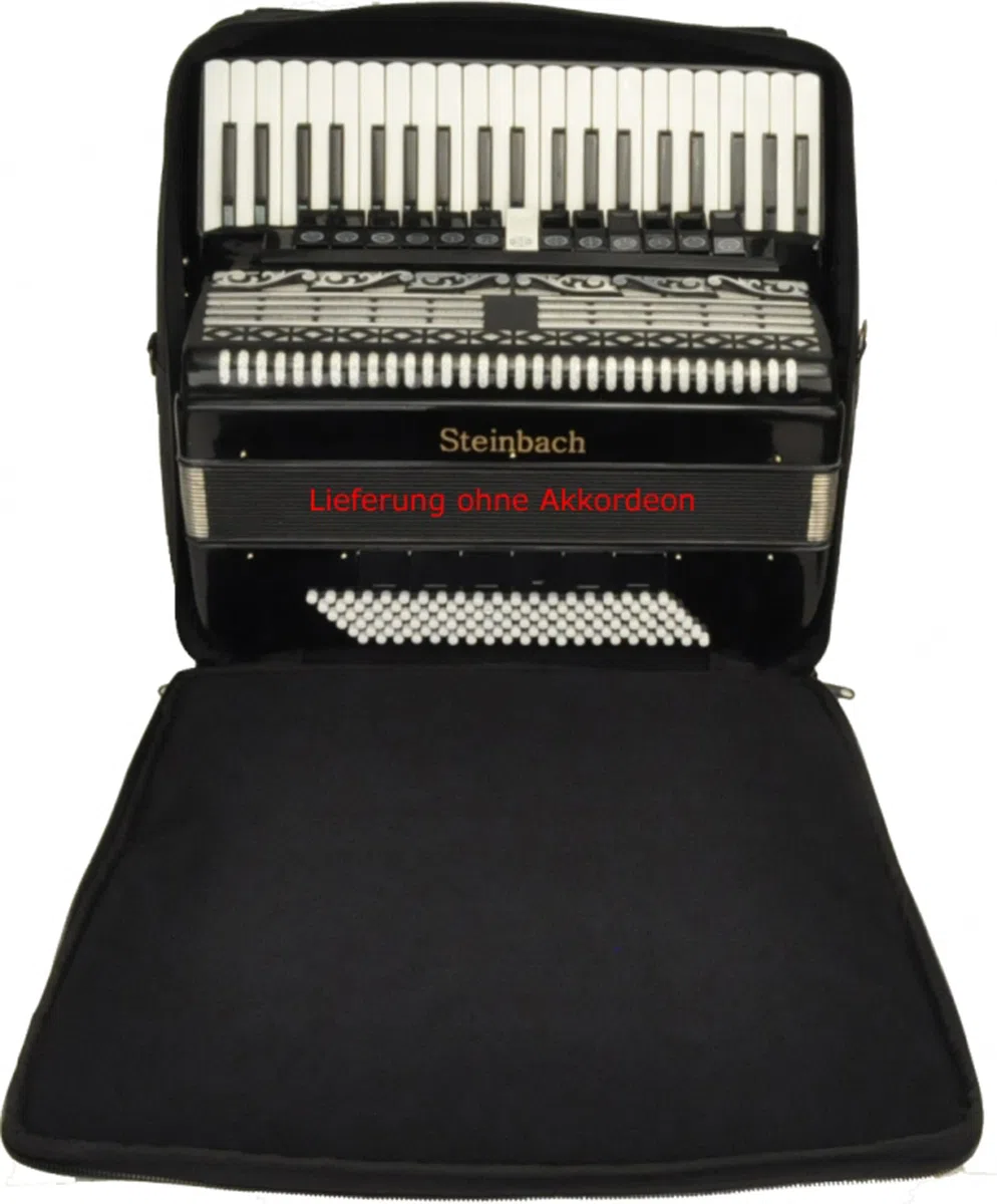 Steinbach Akkordeontasche 72 Bass Wasserabweisend 10mm Gepolstert Gigbag