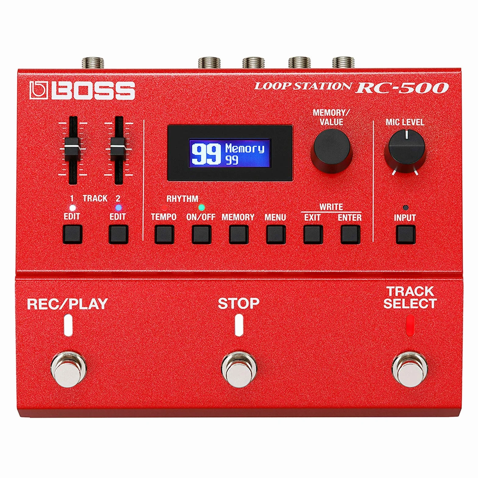 Boss RC-500 2-Spur Loop Station Looper Effekt Pedal + keepdrum 9V Netzteil