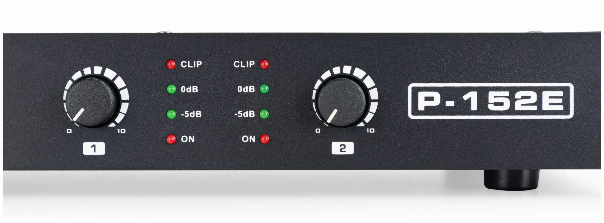 Pronomic P-152E MKII Endstufe - 2-Kanal Endstufe - Leistung RMS/4 Ohm: 2x 150 Watt - Besonders geeignet für Monitor-Betrieb oder Studio/HiFi- 1HE - Schwarz