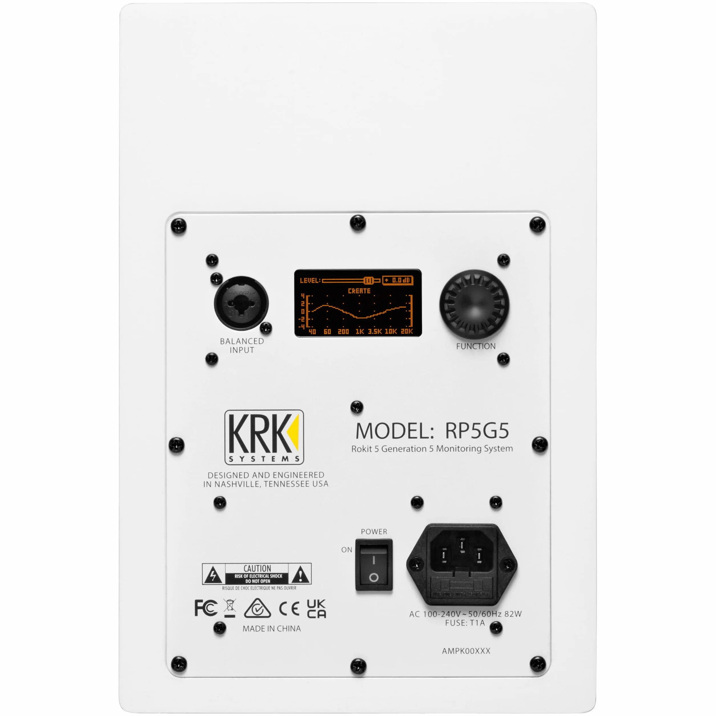 KRK Monitoring-Lautsprecher RP5 G5 White Limited (Stück)