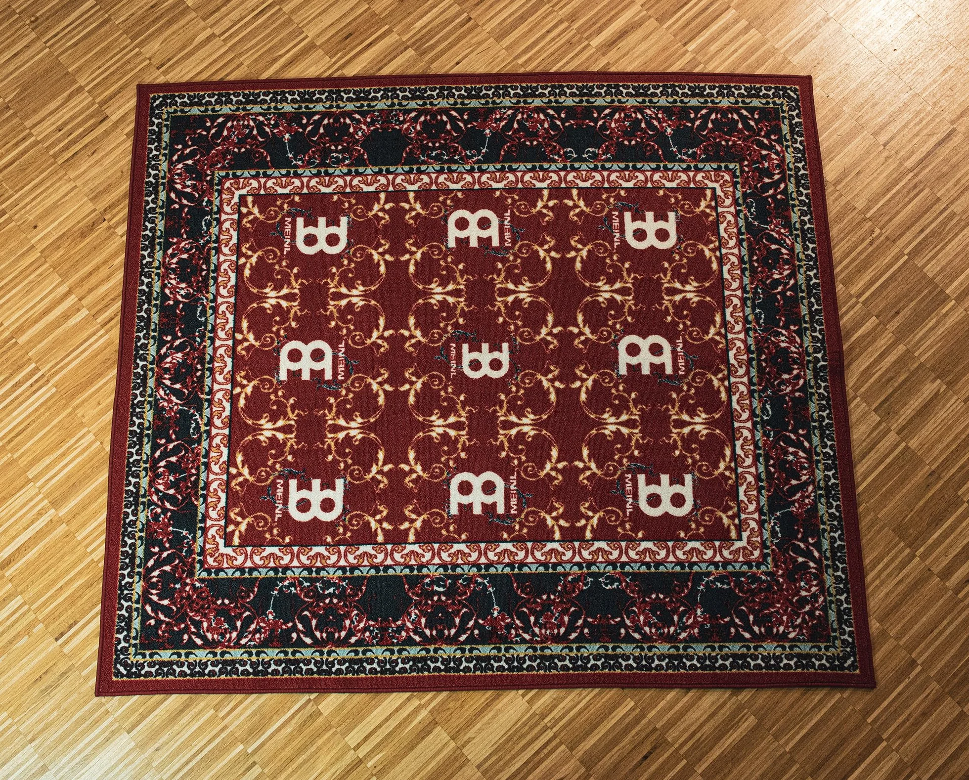 Meinl Cymbals Drum Rug Schlagzeugteppich 1,40x1,60 Meter für platzsparende Setups - rutschfester Boden, dicht gewebter Stoff – Drumset Zubehör, Oriental (MDRS-OR)