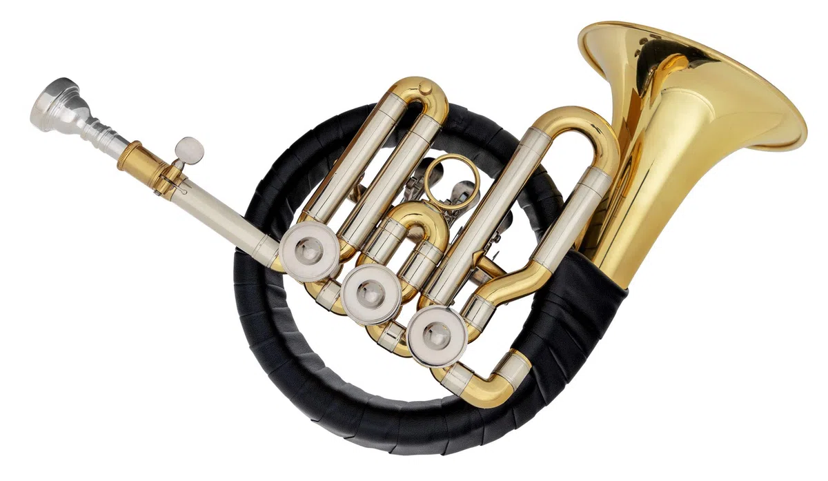 Classic Cantabile Posthorn (Schallbecher 125mm, 11,5mm Bohrung, inkl. Mundstück & Tasche)