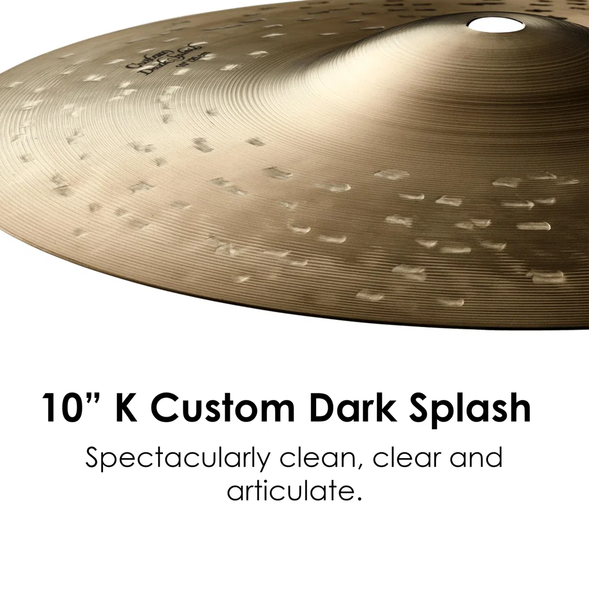 Zildjian K Custom Series - 10 Zoll Dark Splash Cymbal