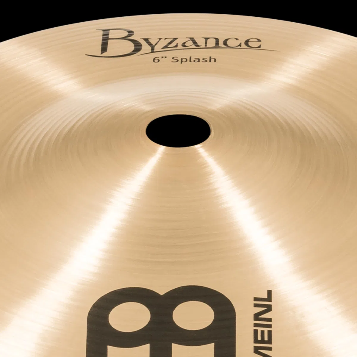 Meinl Cymbals Byzance Traditional Splash 6 Zoll (Video) Schlagzeug Becken (15,24cm) B20 Bronze, Traditionelles Finish (B6S)