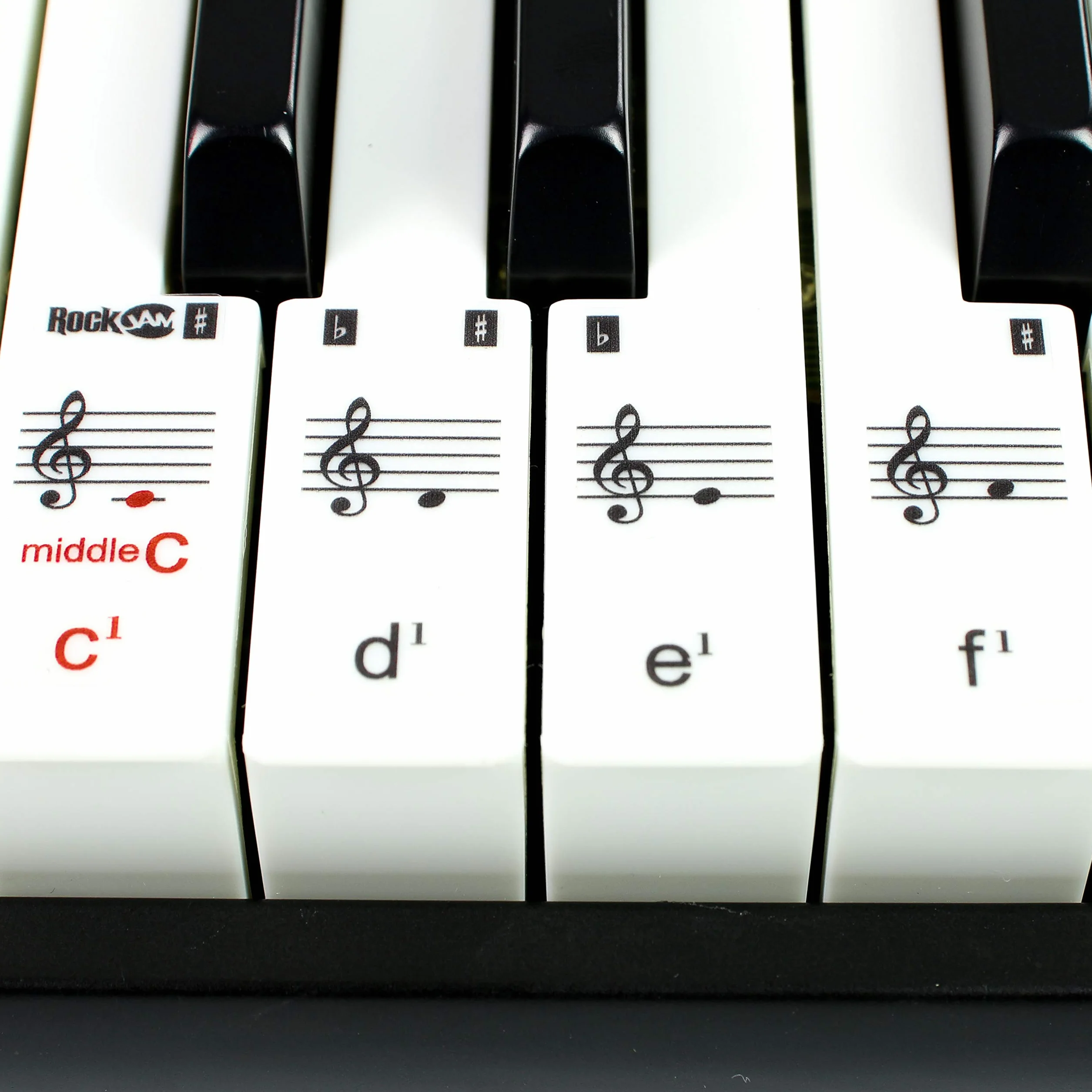 RockJam RJ461 Keyboard Piano 61 Tasten für Anfänger, tragbares elektronisches Keyboard mit 300 Klängen und Rhythmen
