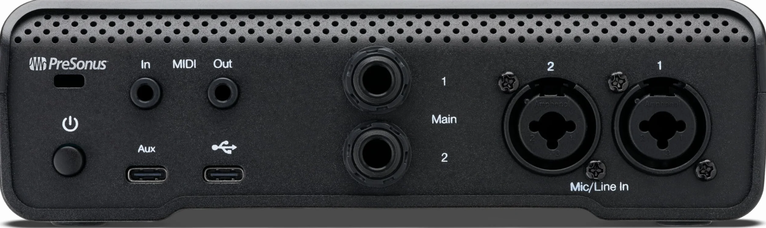 PreSonus Quantum ES 2 USB-C Audio-Interface, 2x2, 24-Bit/192kHz mit MAX-HD-Preamps und Studio One+ Software