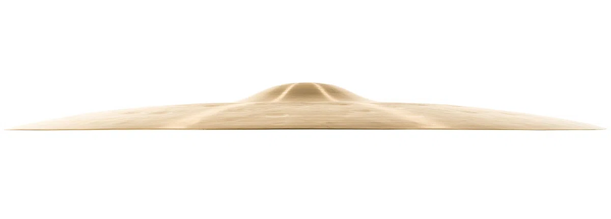 Meinl Cymbals Byzance Jazz Ride Medium Thin 22 Zoll (Video) Schlagzeug Becken (55,88cm) B20 Bronze, Traditionelles Finish (B22JMTR)