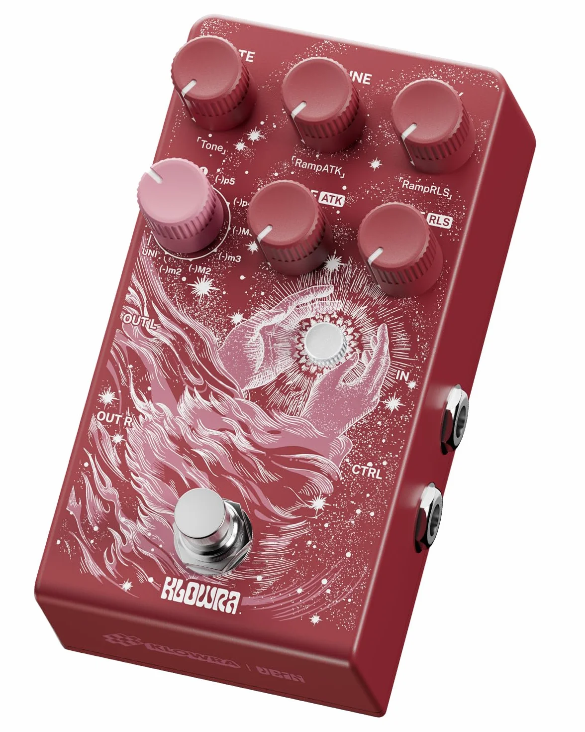 Vein Pitch Shifter Gitarrenpedal für E-Gitarre – Polyphones Pitch-Shifting mit 17 Shift-Drop-Typen, mikrotonales True Stereo, massive Detune-Reichweite, präziseres Tracking, CTRL-Steuerung
